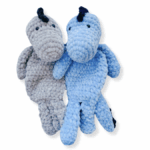 Deeno the Dino Crochet Snuggler